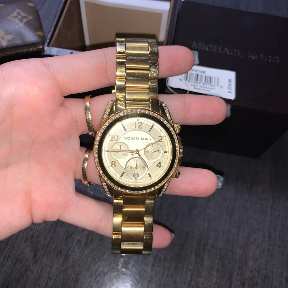 MICHAEL KORS Golden Runway Watch Glitz